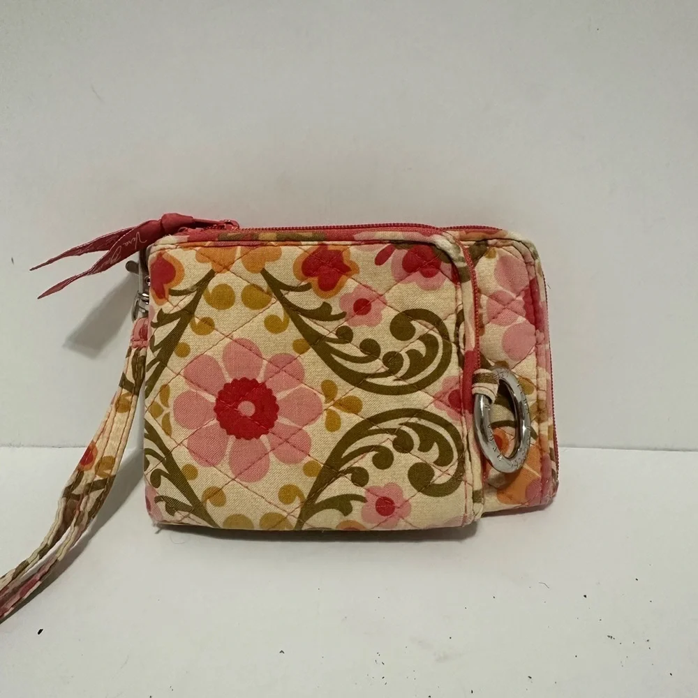 Vera Bradley Floral Wristlet Wallet